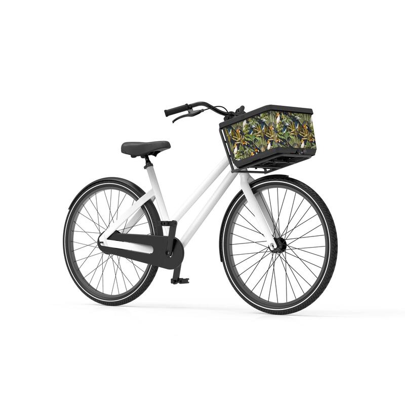 BASKY TOUCAN Panier universel porte-bagage vélo attache rapide et sécurisée