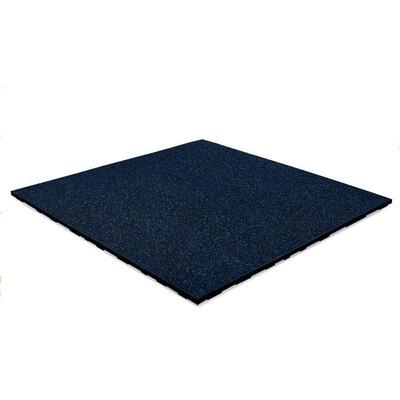 Piastrella per pavimenti sportivi FIFTEEN 100x100 cm - 20mm - Blu