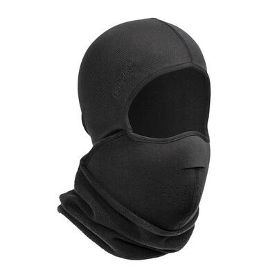 Bivakmuts voor onder skihelm zwart