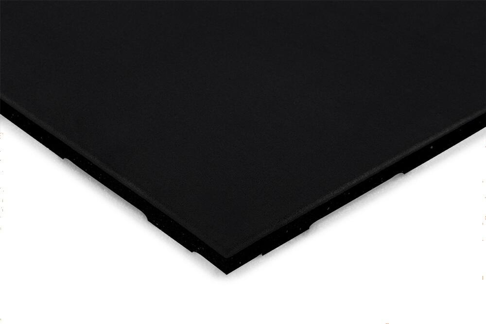 Piastrella per pavimenti sportivi Pure Black - 100x100 cm - 20 mm 3/7