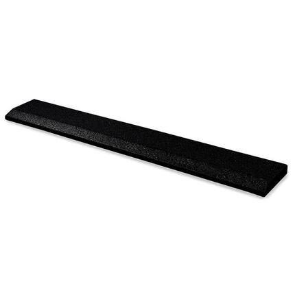 Sol sportif bord caoutchouc - 108x15 cm - épaisseur 30 mm - Noir