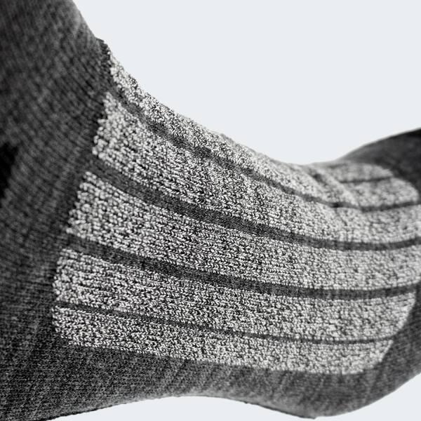 Șosete de schi căptușite | 2 perechi | Femei și bărbați | Negru/antracit