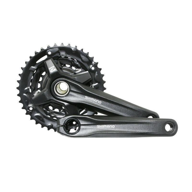 Platos y bielas integrados para bicicletas de montaña Shimano Mt210 9V. 170 mm 4