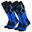 Chaussettes de ski | Mi-bas rembourrés | 2 paires | Unisex | Noir/Bleu