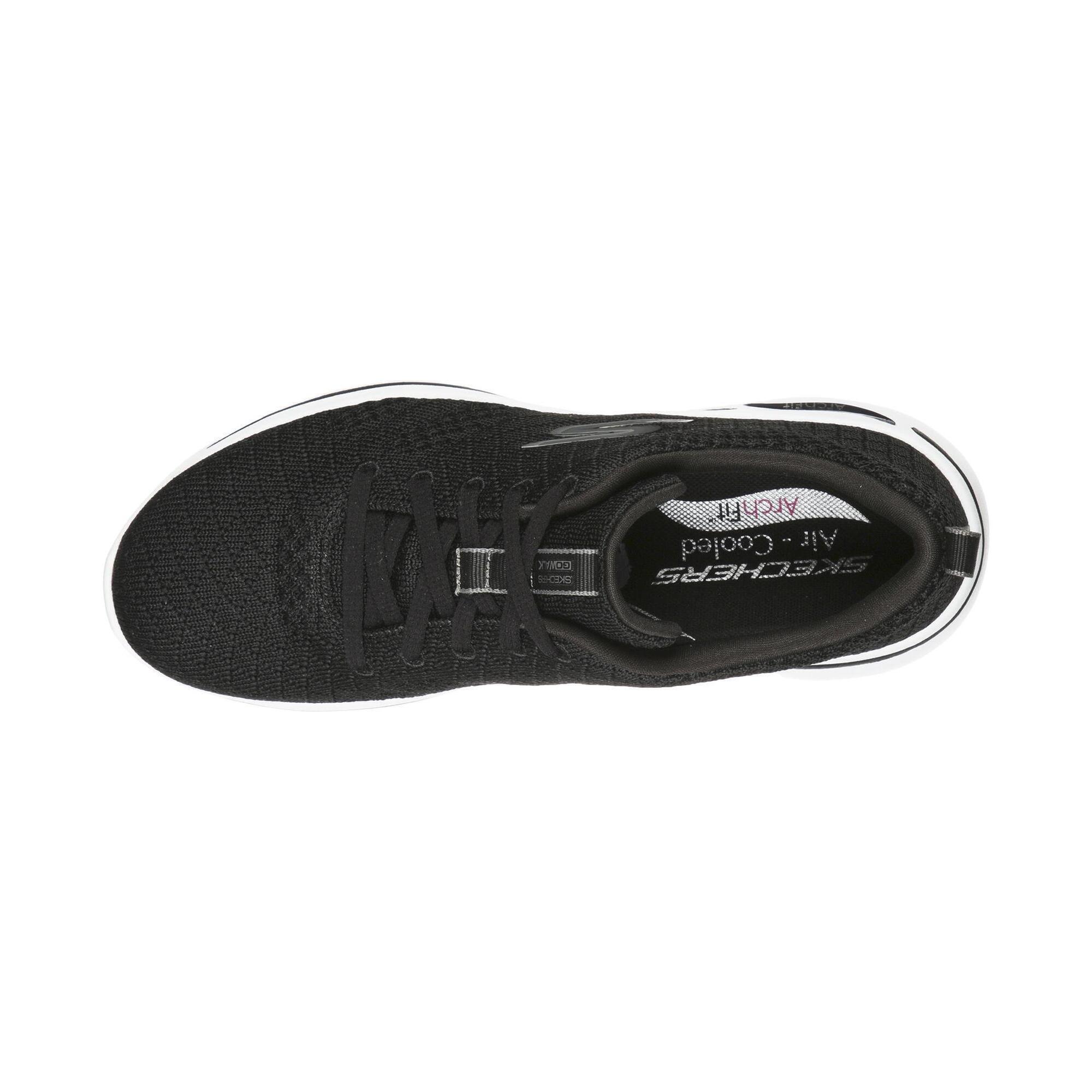 Sapatilhas de Caminhada para Mulher Skechers Go Walk Arch Fit Preto 3/5