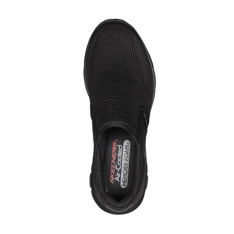 Ofensa apaciguar Impresionante Zapatillas Caminar Hombre Skechers Flex Advantage 4.0 Negro | Decathlon