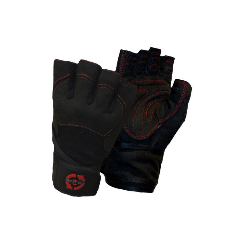 Red style gloves -