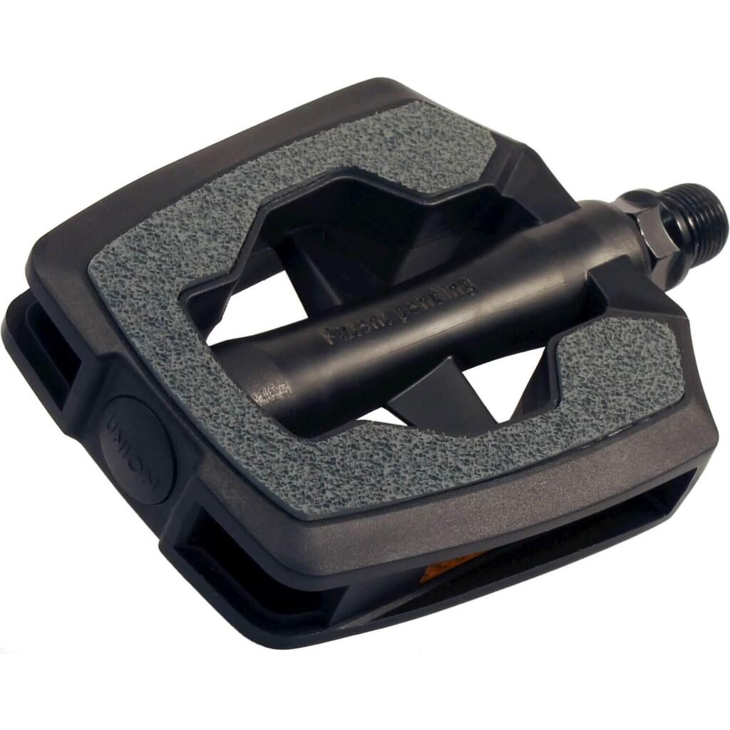 Union Pedals 880 Anti-Slip — Flat City & Trekking Pedals, Black/Gray.