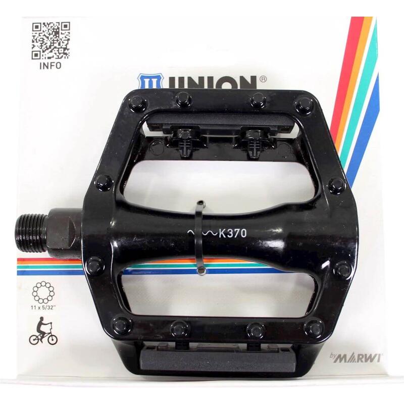 Pédales BMX Union 102 9/16 Noir