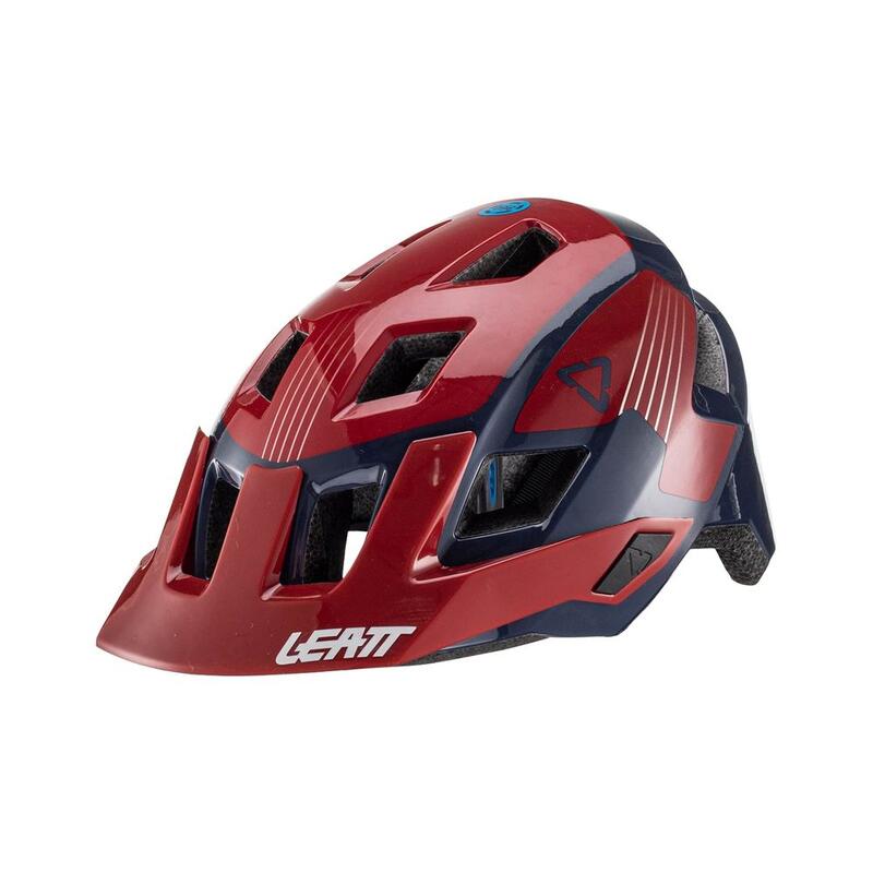 Casco ciclismo Ragazzo MTB 1.0 per All-Mountain Rosso Casco ciclismo Ragazzo MTB 1.0 per All-Mountain Rosso
