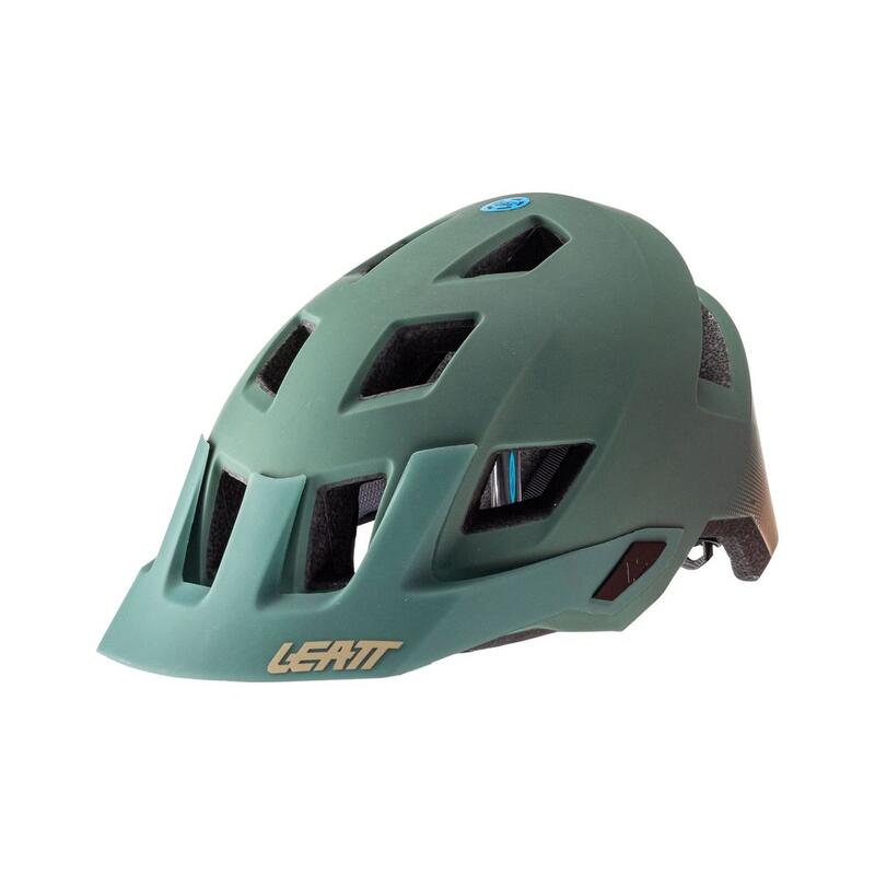 Casco ciclismo Uomo MTB  1.0 per All-Mountain Verde