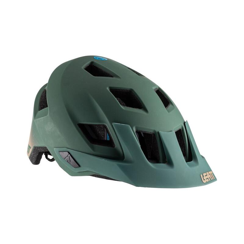 Casco ciclismo Uomo MTB  1.0 per All-Mountain Verde