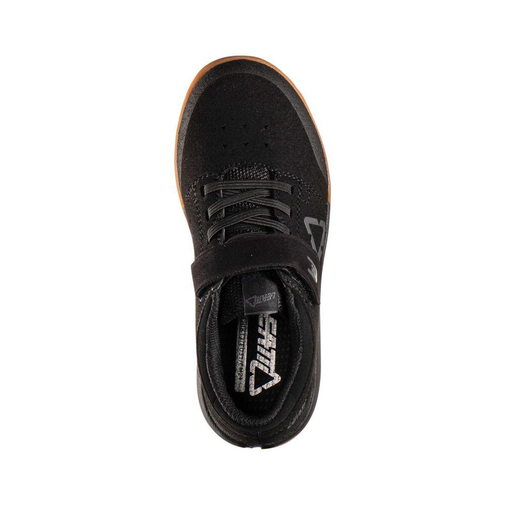 Scarpe Ciclismo Ragazzo MTB 2.0 FLAT Nero LEATT DECATHLON