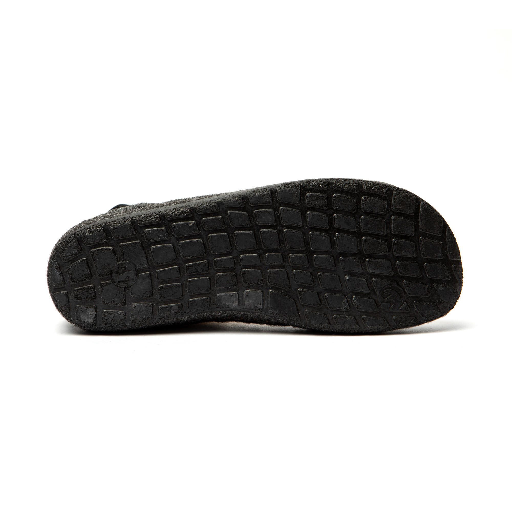 Nuvola unisex loungeslippers in mosterdkleur met rubberen zool 5/6