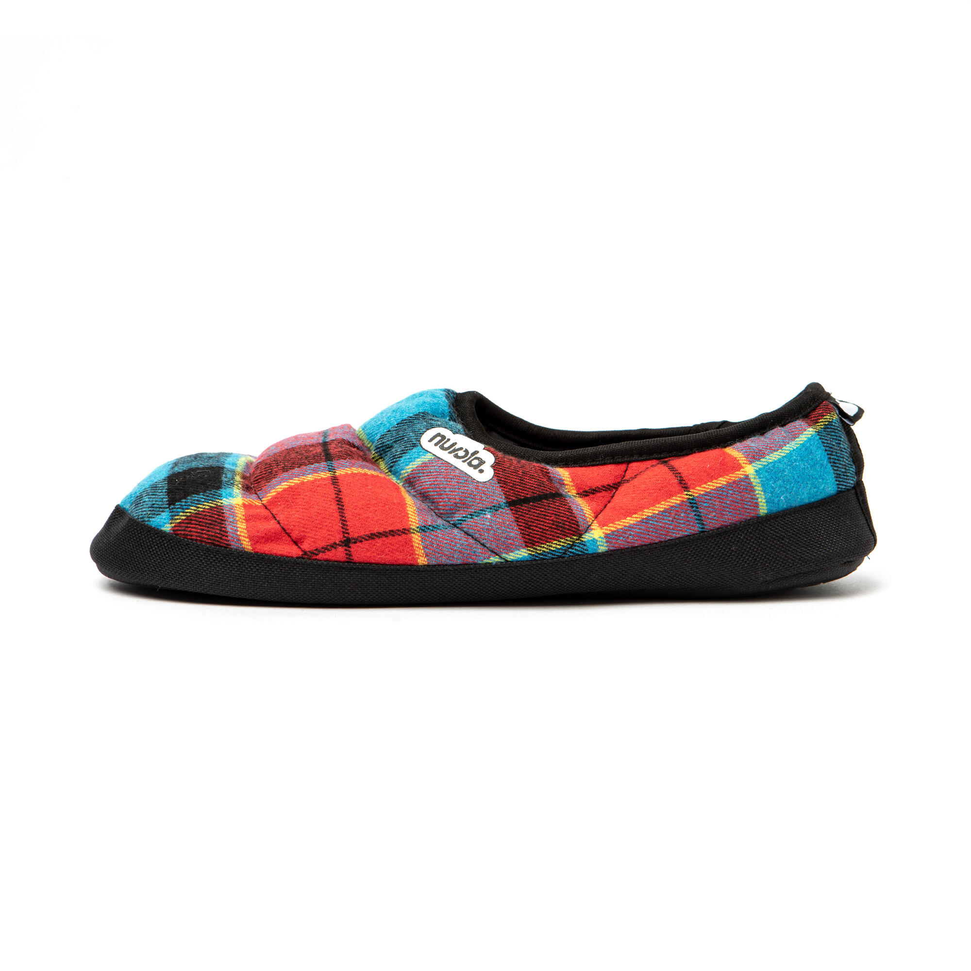 Chaussons unisex Nuvola de couleur rouge et bleu avec semelle en gomme 4/6