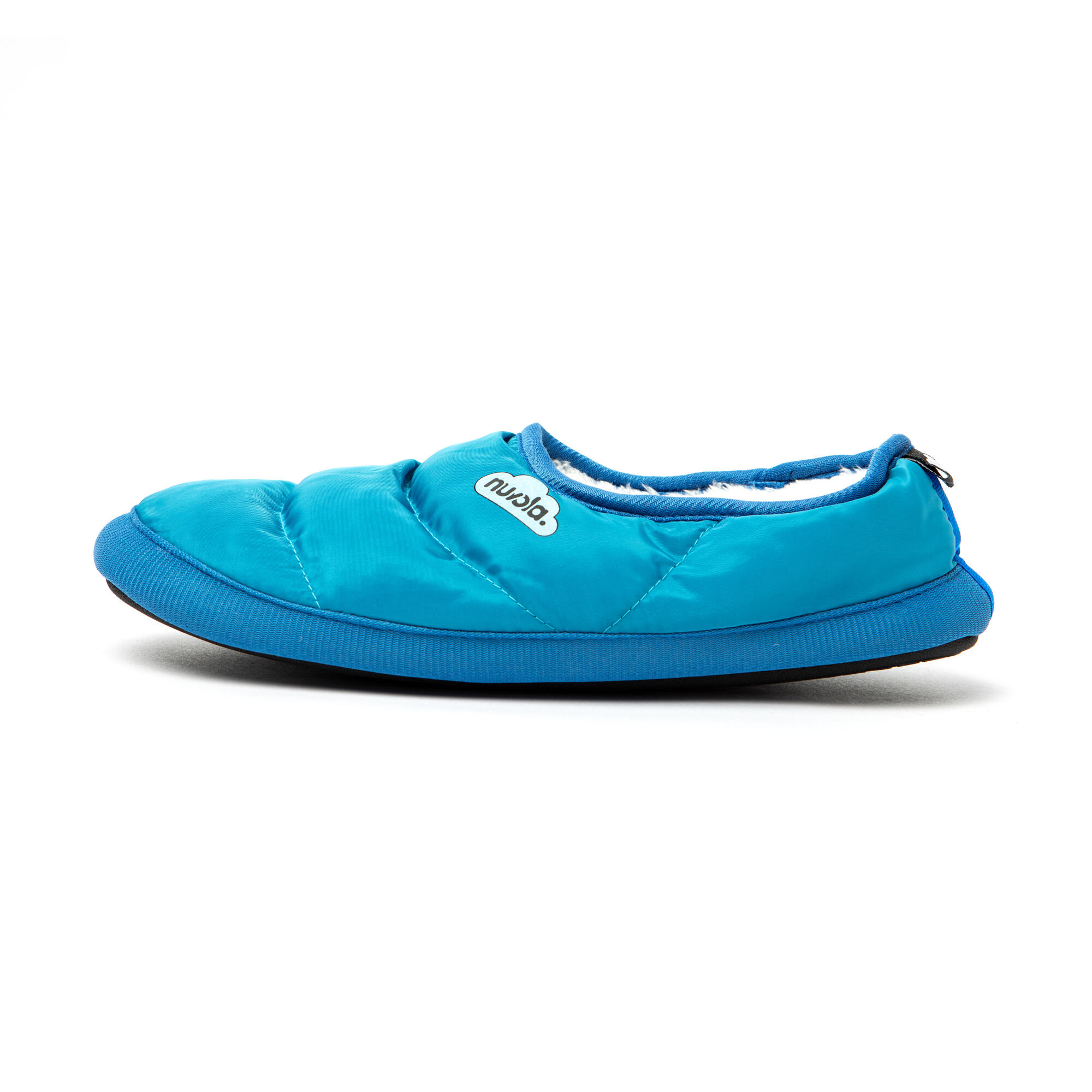 Nuvola Unisex Hausschuhe in blau mit Gummisohle 4/6