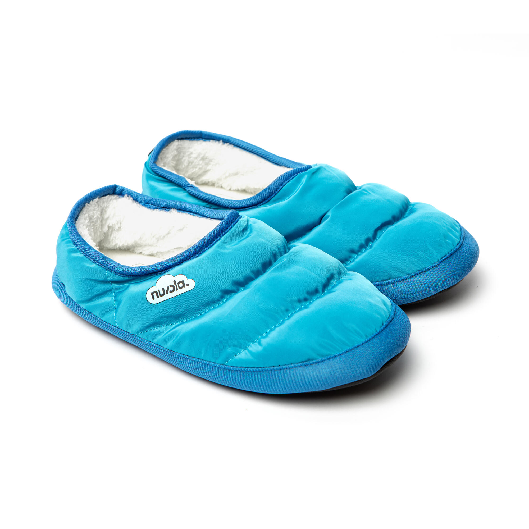 Nuvola Unisex Hausschuhe in blau mit Gummisohle 2/6