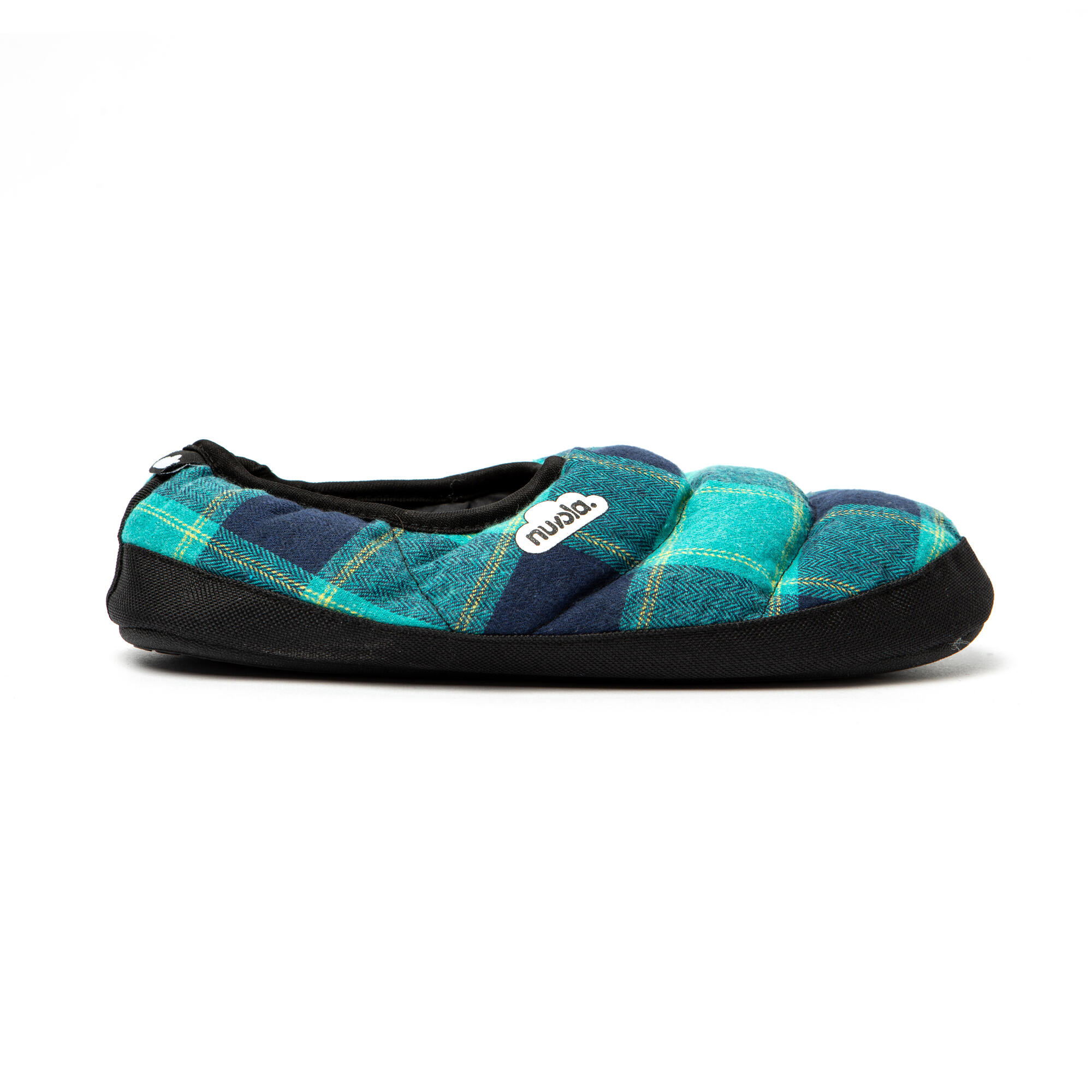 NUVOLA Nuvola unisex slippers in turquoise en blauw met rubberen zolen