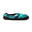 Nuvola unisex slippers in turquoise en blauw met rubberen zolen