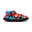 Nuvola unisex slippers in rood en blauw met rubberen zolen