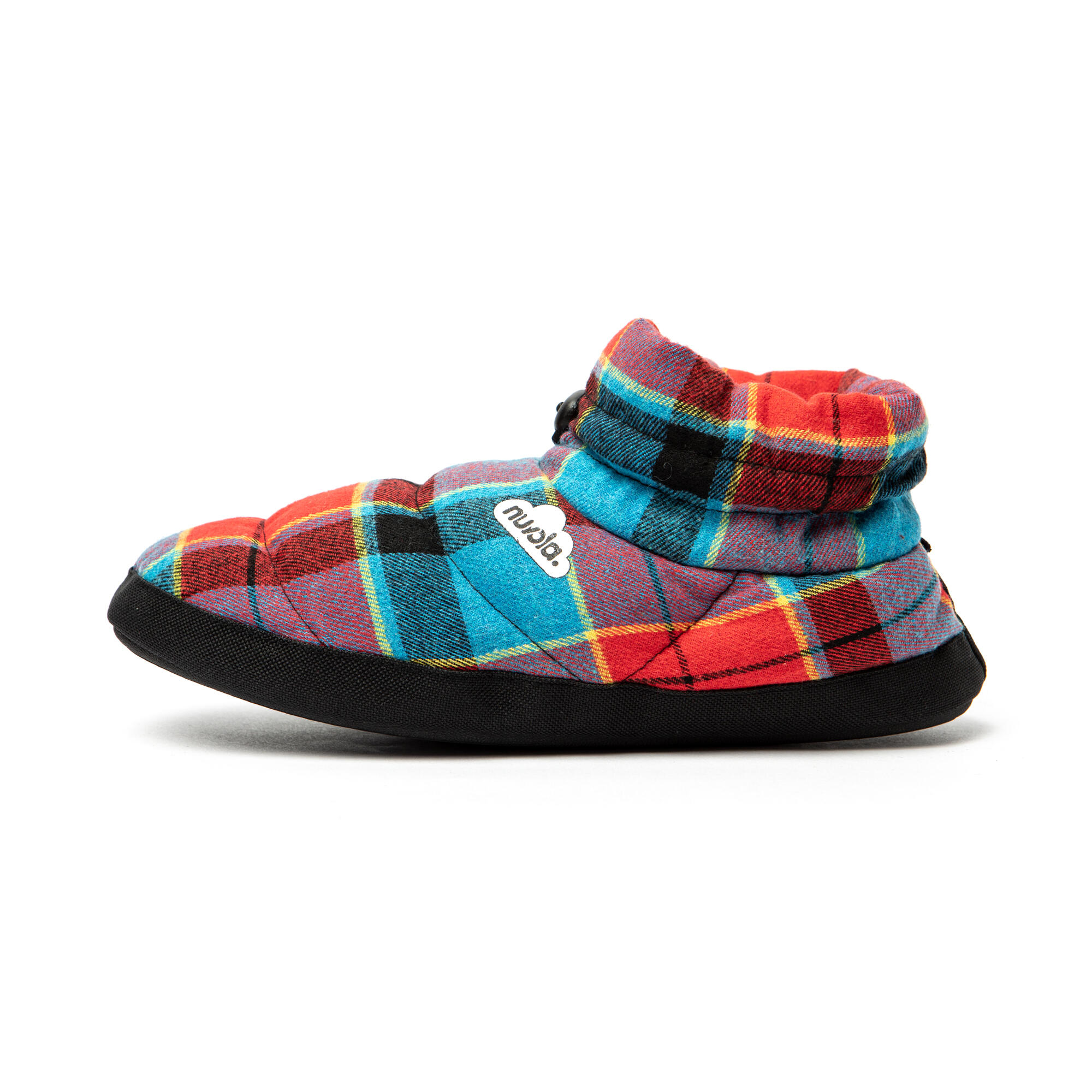 Chaussons unisex Nuvola de couleur rouge et bleu avec semelle en gomme 4/6