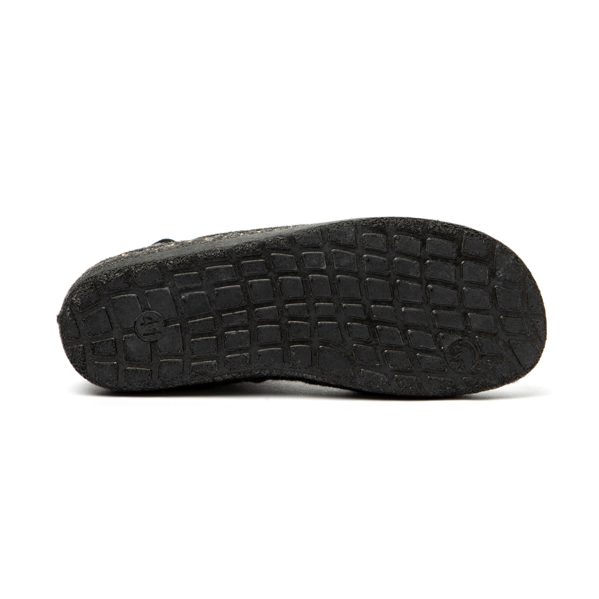 Pantufas unissex de nuvola cinza com sola de borracha 5/6