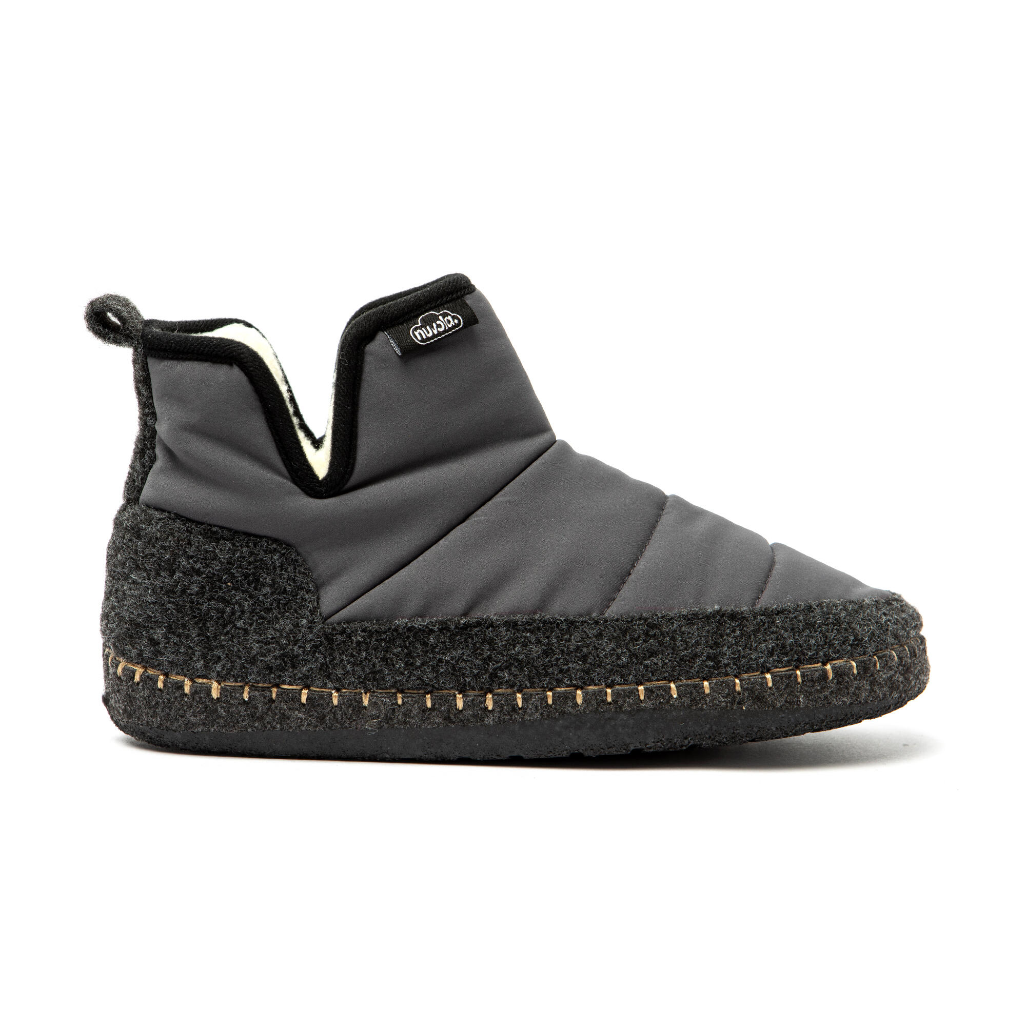 NUVOLA Nuvola grijze unisex slippers met rubberen zool