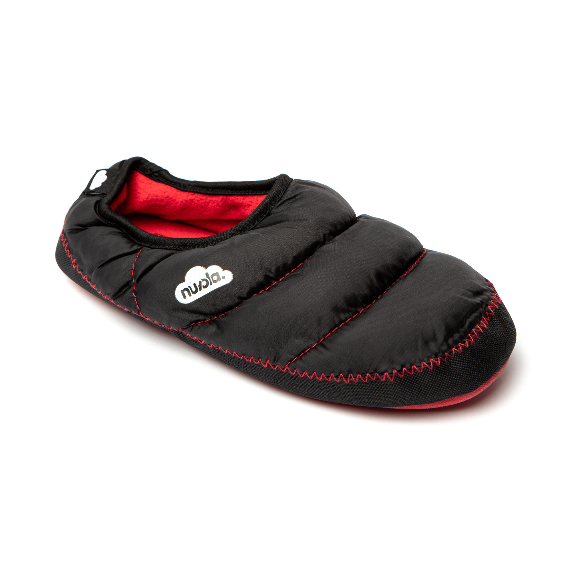 Nuvola unisex slippers in rood met rubberen zool 3/6
