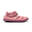 Chaussons unisex Nuvola de couleur rose pâle avec semelle en caoutchouc