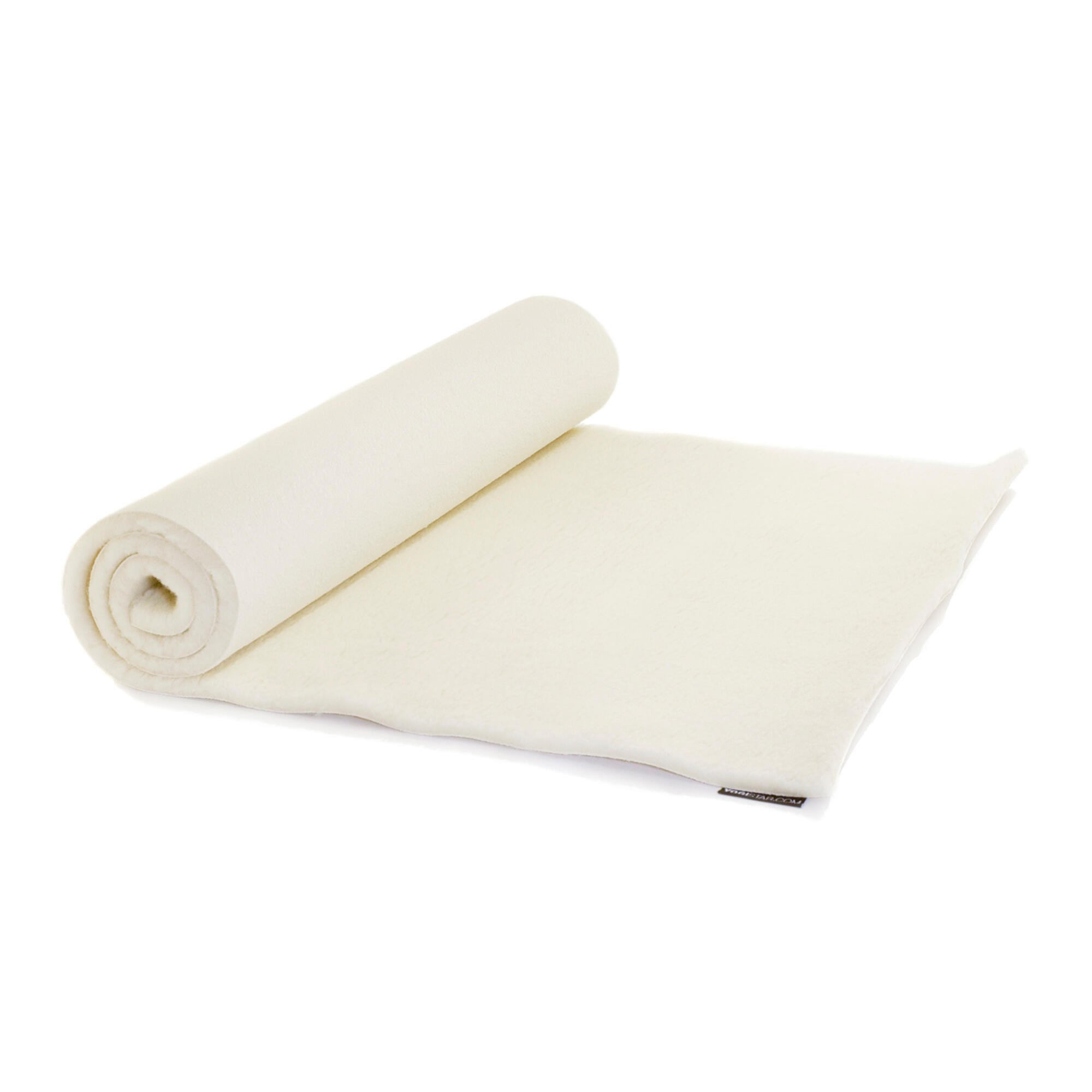 YOGISTAR Yogamatte Natur Schurwolle Yoga Beige Rutschfest YOGISTAR