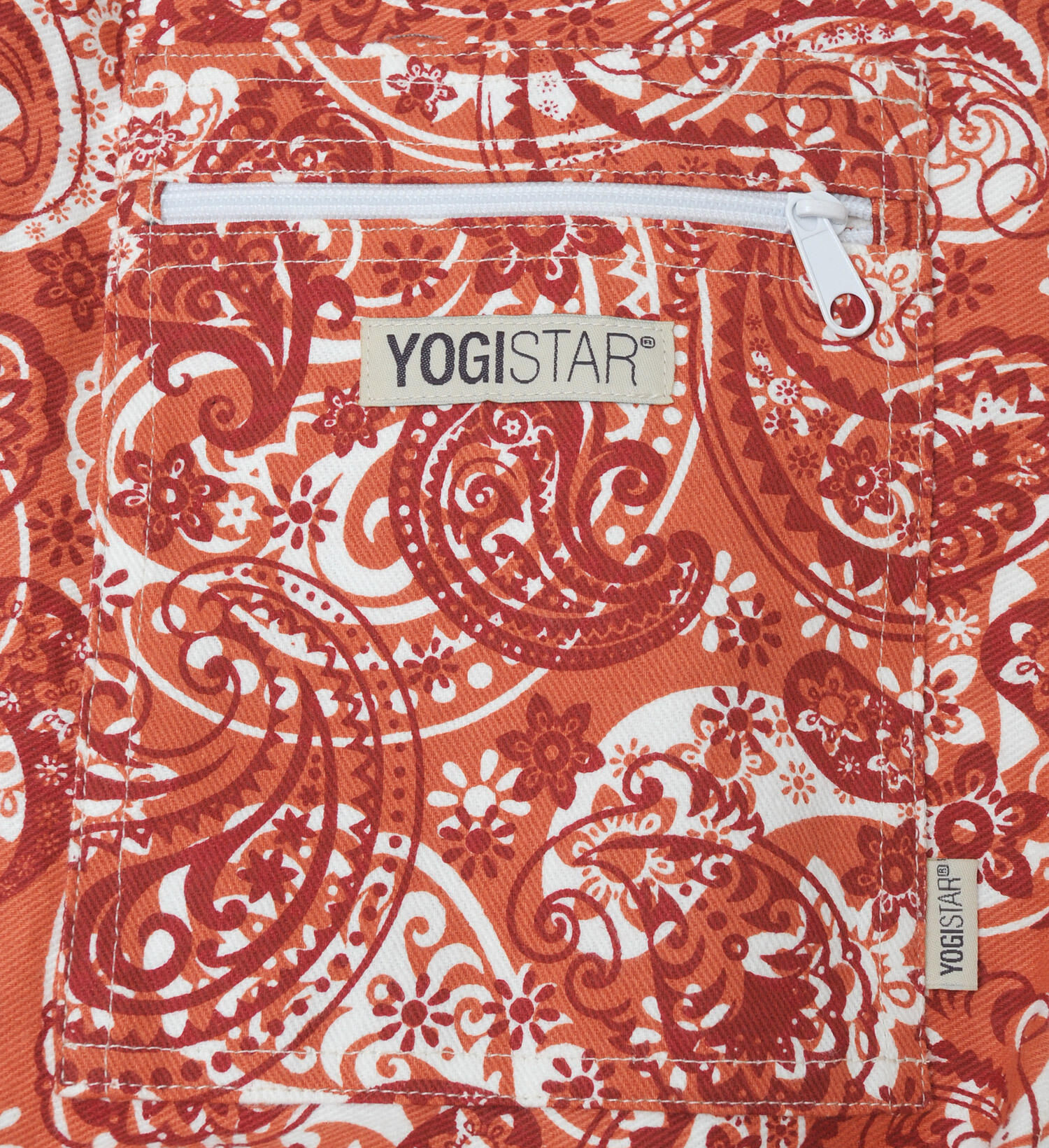 Yogatasche Basic Art Paisley Yoga Orange Langlebig YOGISTAR 3/3