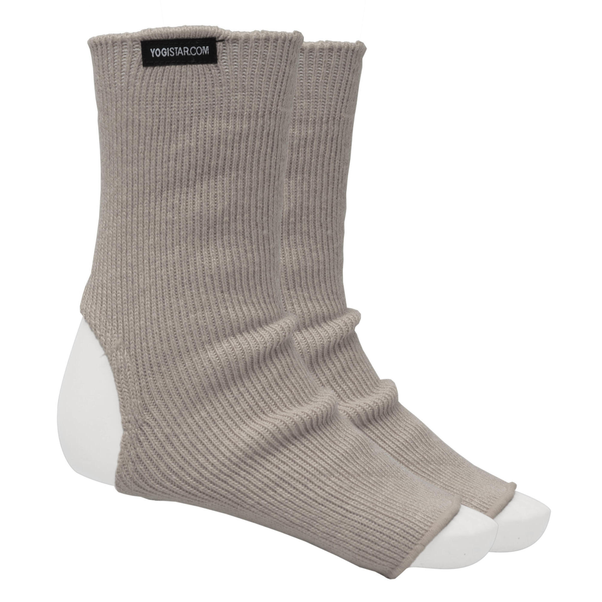 YOGISTAR Yoga Socken Basic Yoga Grau Wärmend YOGISTAR