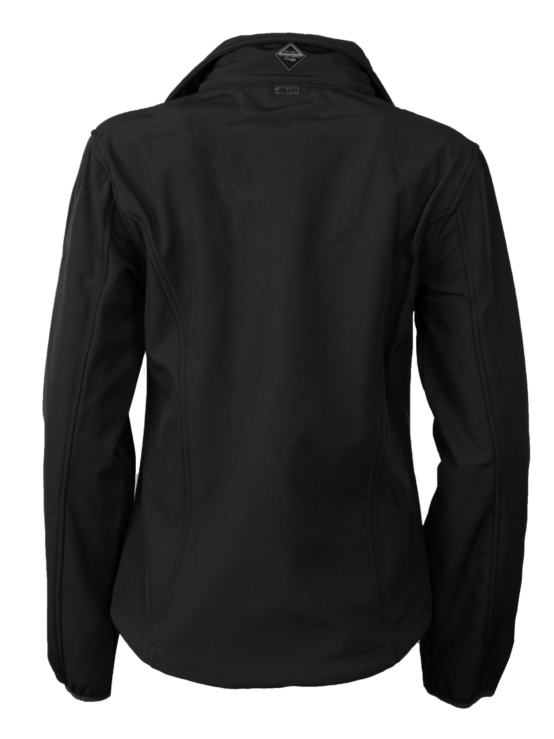 Joluvi Softshelljacke MENGALI für Damen, winddicht, Wandern, Outdoor Black 42 2/4