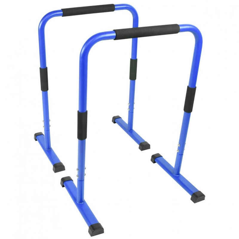 Push Up Stand Dip Barren Schwarz/Rot/Blau