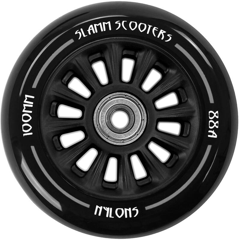 Nylon Core 100mm Scooter Wheel and Bearings 2/3