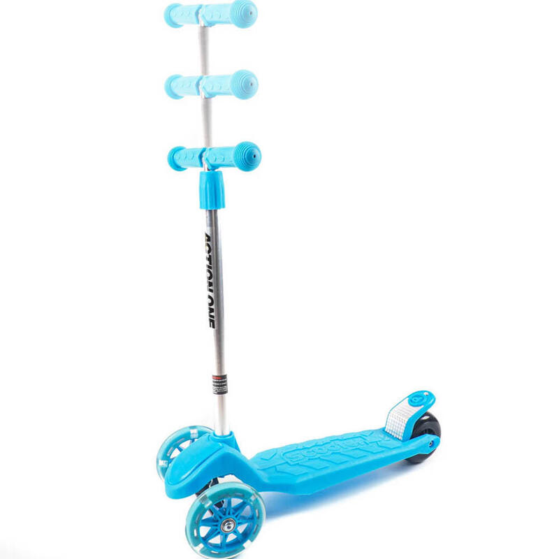 Állítható roller könnyű kerekekkel Stabilitás, Kék