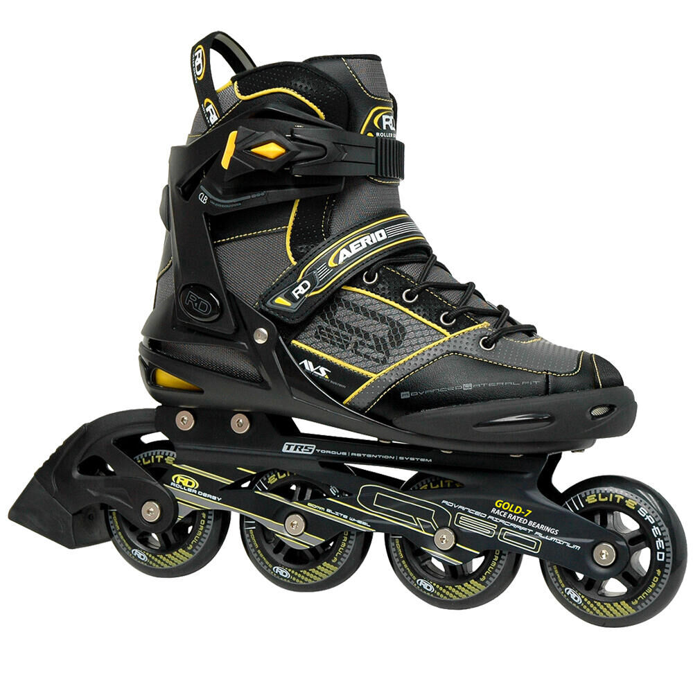 ROLLER DERBY ROLLER DERBY AERIO Q-60 UNISEX INLINE FITNESS & RECREATIONAL SKATES – BLACK