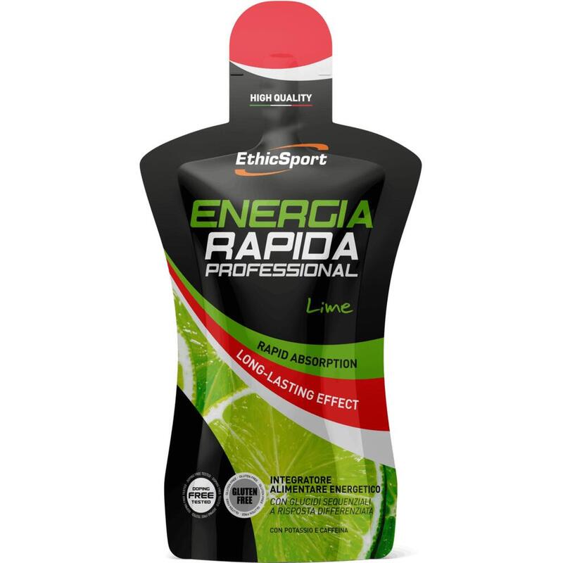 Energia Rapida Professional Lime energia zselé. 50 ml-es tasak
