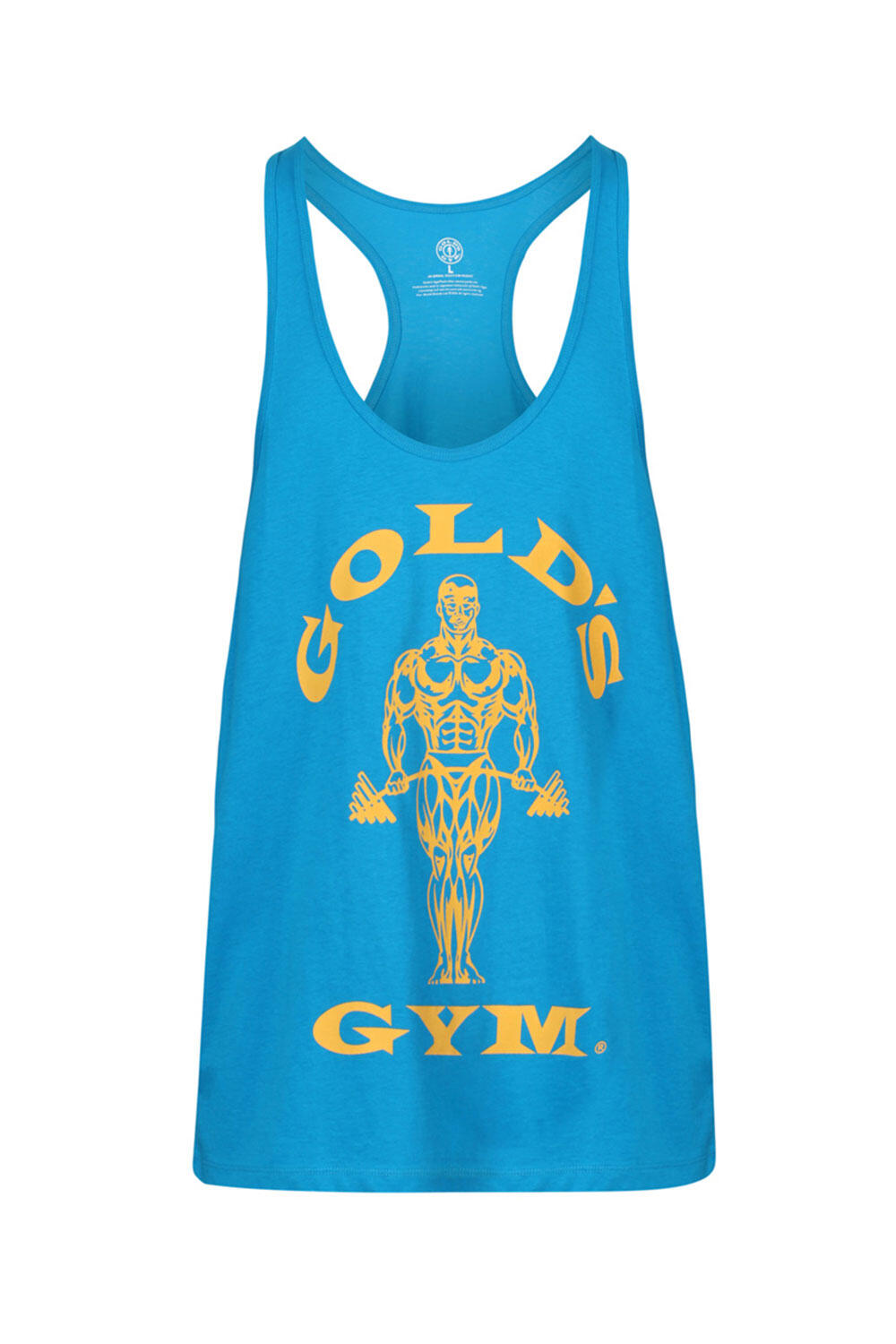 Men's Gold's Gym Muscle Joe Print Premium Stringer Vest 2/4