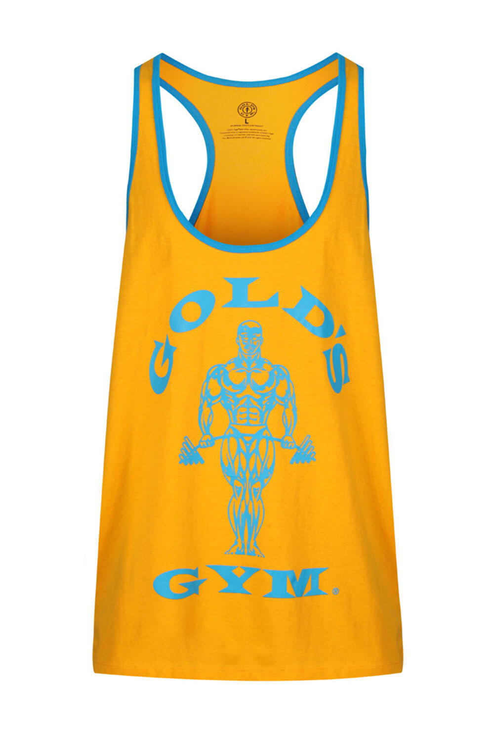 Men's Gold's Gym Contrast Muscle Joe Print Stringer Vest 3/5