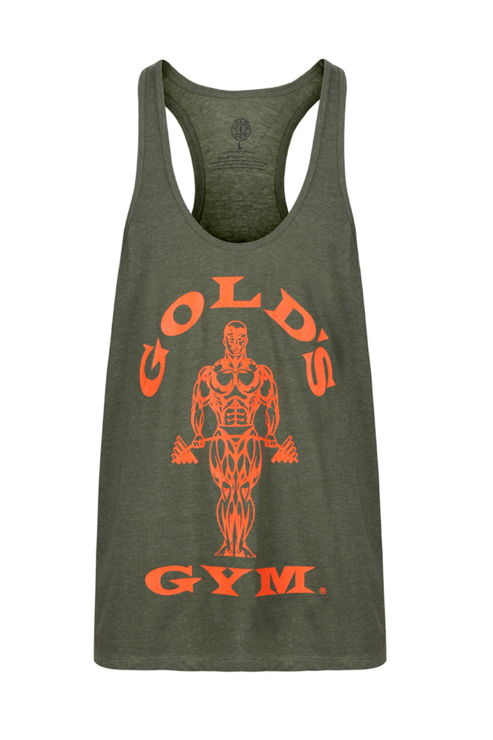 Men's Gold's Gym Muscle Joe Print Premium Stringer Vest 2/4