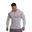 Men's Muscle Joe Printed Long Sleeve Hooded T-Shirt