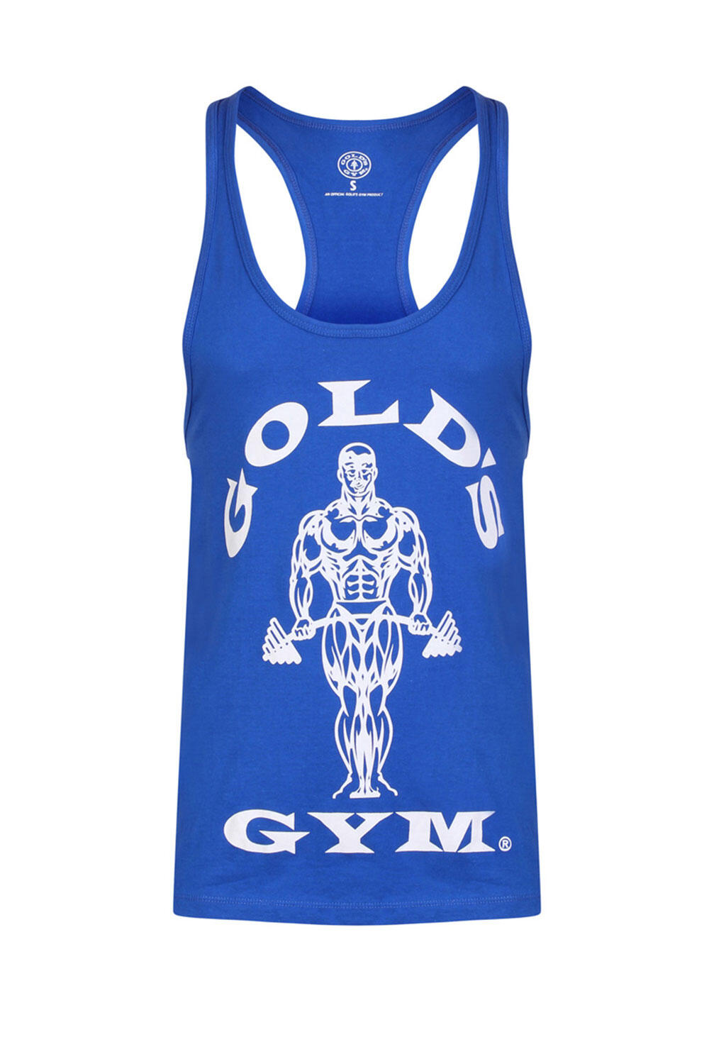 Men's Gold's Gym Muscle Joe Print Premium Stringer Vest 2/4