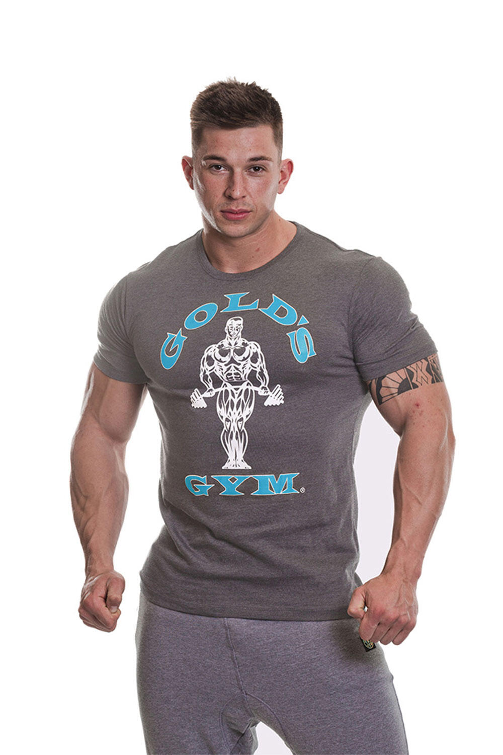 GOLD'S GYM Men's Gold's Gym Muscle Joe Print T-Shirt