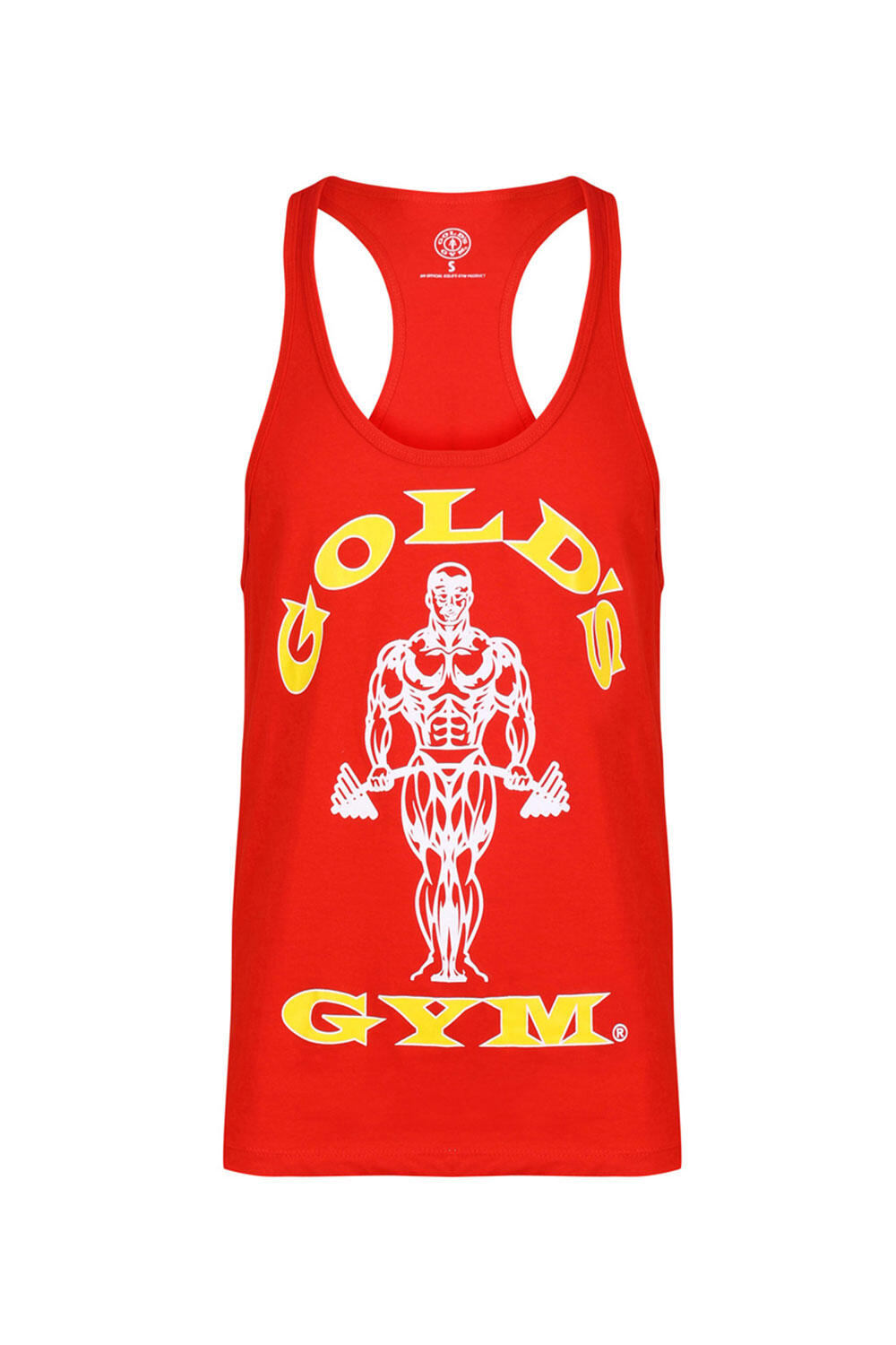 Men's Gold's Gym Muscle Joe Print Premium Stringer Vest 2/4
