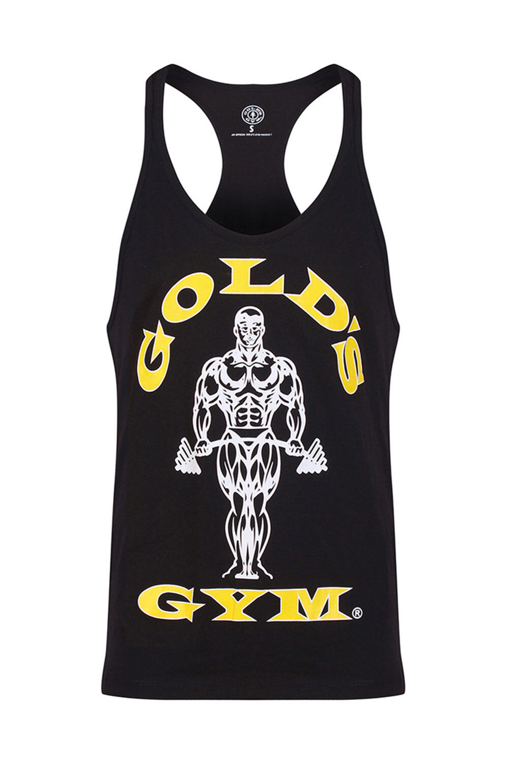 Men's Gold's Gym Muscle Joe Print Premium Stringer Vest 3/5