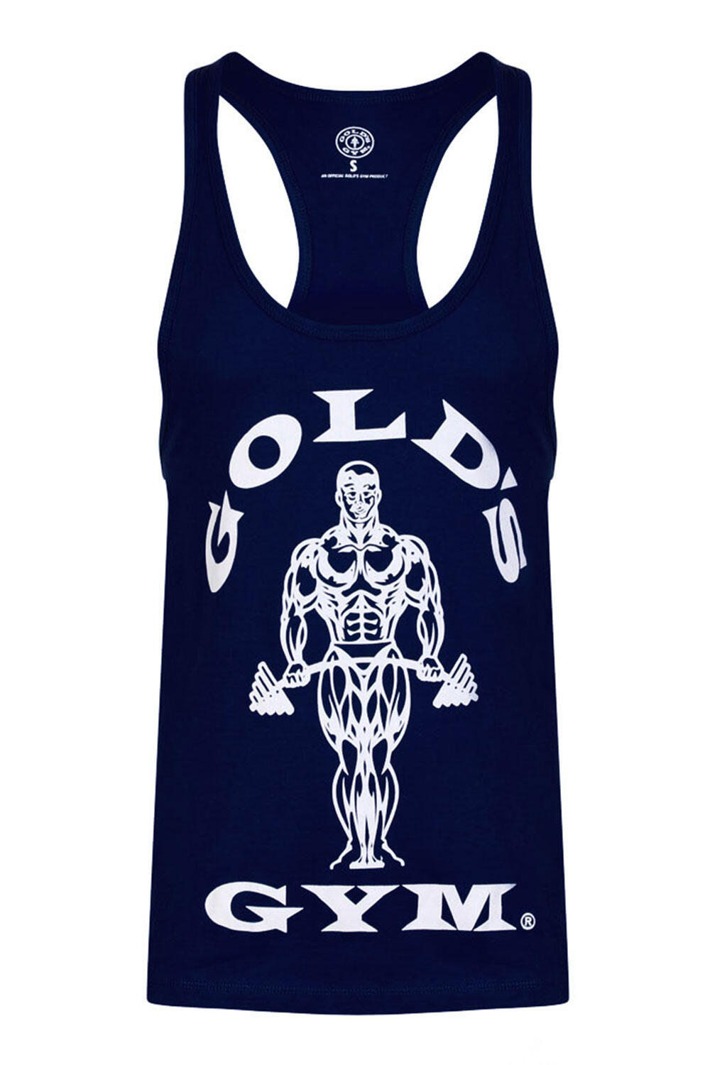 Men's Gold's Gym Muscle Joe Print Premium Stringer Vest 2/4