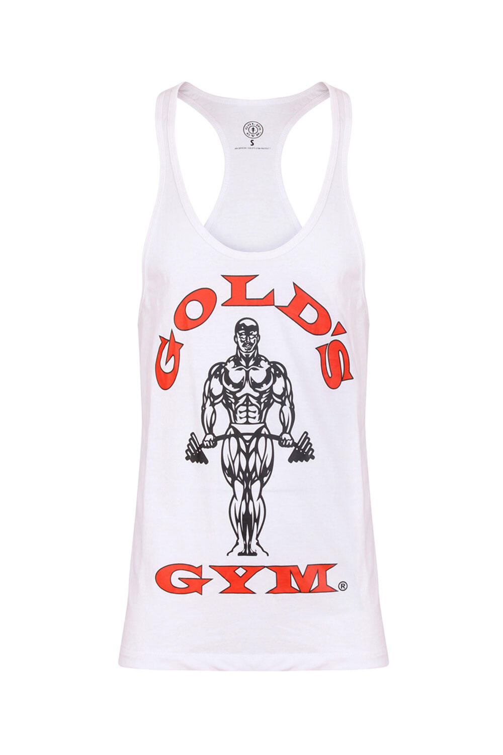 Men's Gold's Gym Muscle Joe Print Premium Stringer Vest 2/4