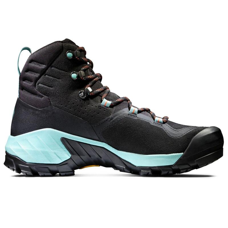 Botas de montaña y trekking impermeables mujer Mammut SAPUEN HIGH GTX negro