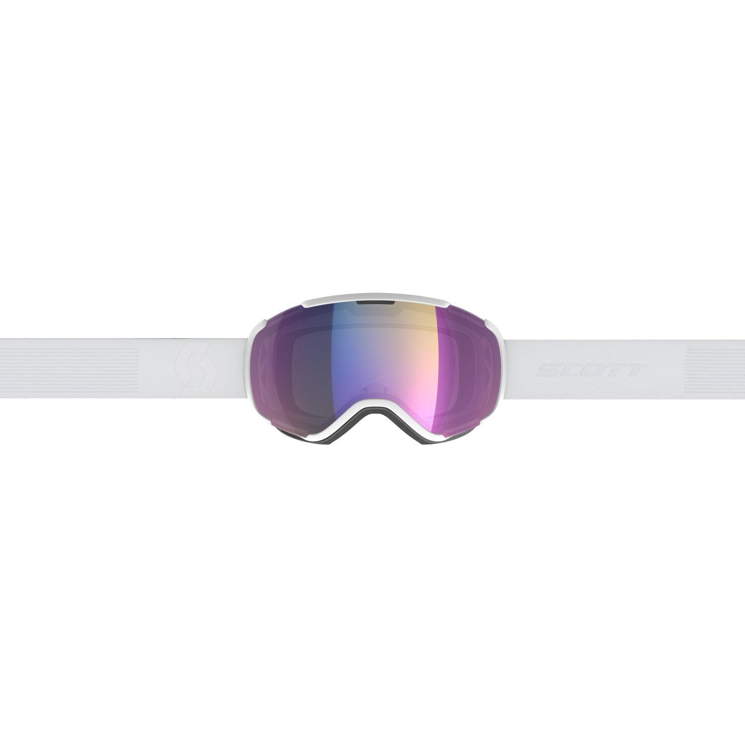 Skibril/snowboardbril Mineral White Enh Teal Chrome Cat S2 dames 2/3